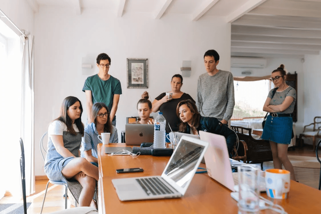 Colaboração em equipa e sessão de estudo