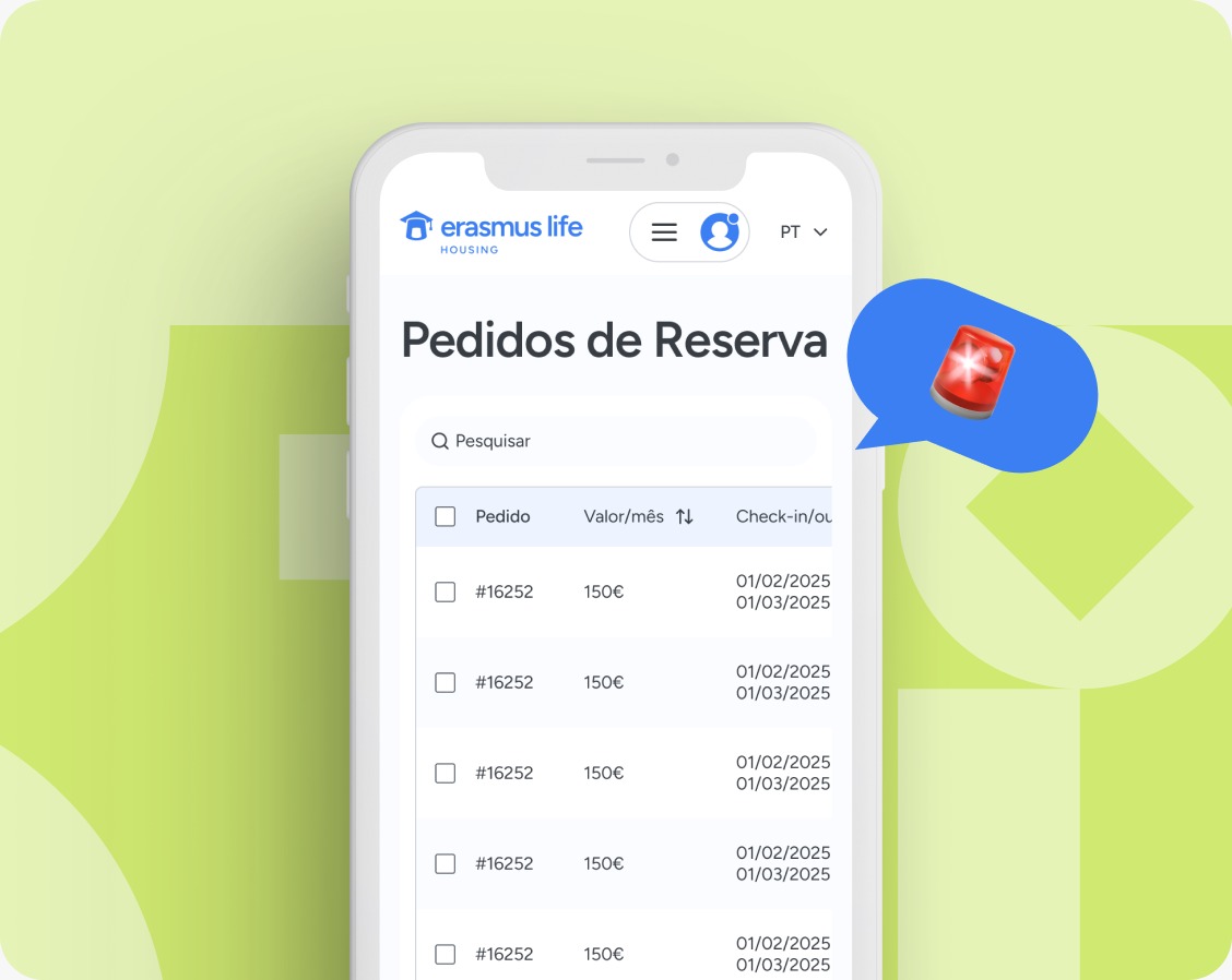 Funcionalidades para senhorios