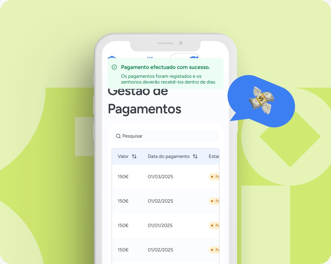 Funcionalidades para senhorios